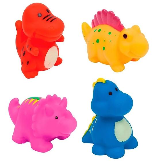 Imagem de Bichinhos de Banho Dinossauro +3m 4und Buba