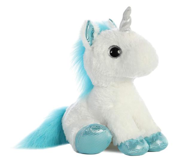 Imagem de Bicho de pelúcia Aurora Sparkle Tales Frosty Unicorn 12 cm