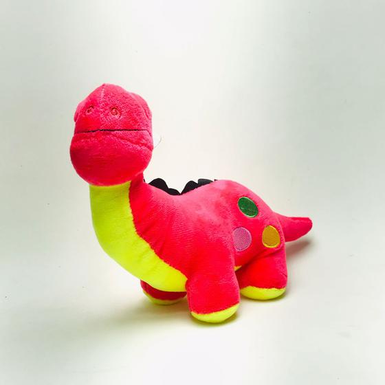 Imagem de Bicho de Pelúcia Dinossauro Vermelho 21cm 1 Unidade