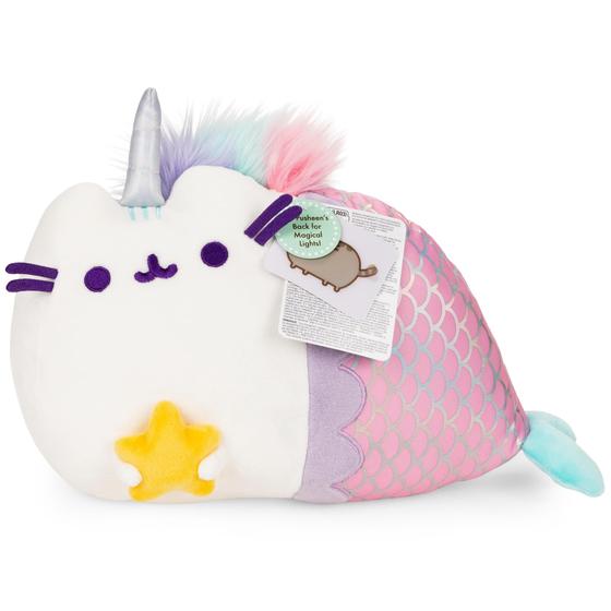 Imagem de Bicho de pelúcia GUND Pusheen Magical Lights Mermaid 30cm