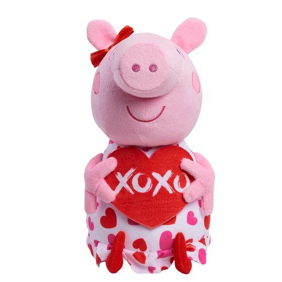 Imagem de Bicho de pelúcia Just Play Peppa Pig Celebration of Love 38 cm