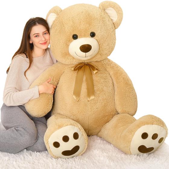 Imagem de Bicho de pelúcia MoriSmos Giant Teddy Bear 150 cm com pegadas