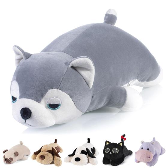 Imagem de Bicho de pelúcia pesado meostastic Husky Plush 1,6 kg 53 cm