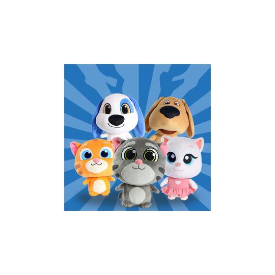 Imagem de Bicho de pelúcia Talking Tom Cat 28cm - Cinza