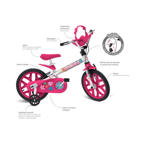 Imagem de Bicicleta 16" Sweet Flower - Pro