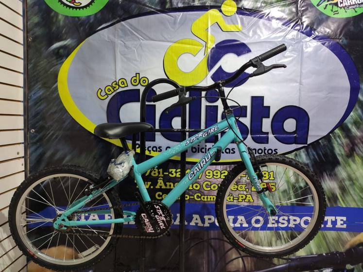 Bicicleta Cairu Star Girl Aro 20 Rígida 1 Marcha - Roxo