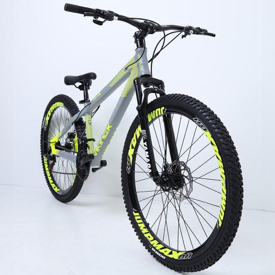 Bicicleta 26 vikingx 21v shimano - tuff x-35 - cinza Menor preço em Bicicleta 26 vikingx 21v shimano - tuff x-35 - cinza