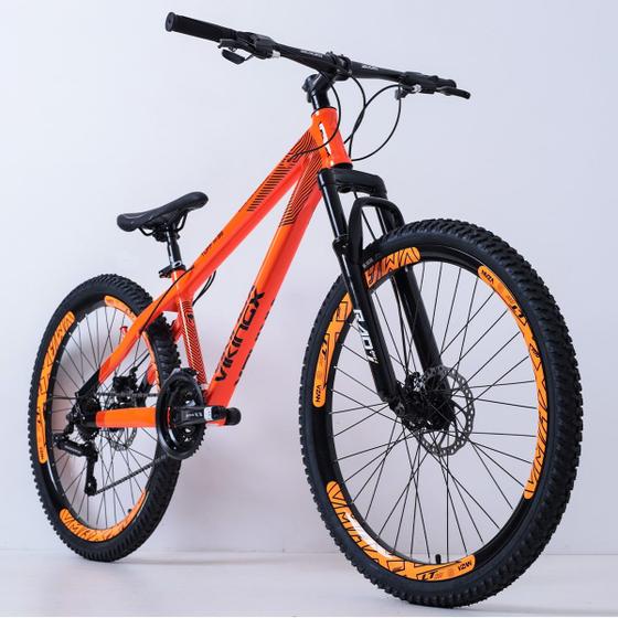 Imagem de Bicicleta 26 vikingx 21v shimano - tuff x-35 - laranja