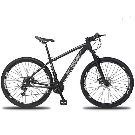 Imagem de Bicicleta 27 Velocidades KSW Aro 29  Câmbio Shimano Freio Mecânico Roda Livre