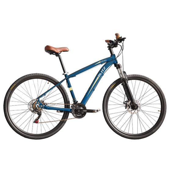 Bicicleta Blitz Gavea Aro 29 Susp. Dianteira 21 Marchas - Azul