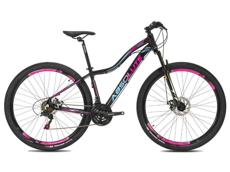 Bicicleta 29 feminina absolute hera 27v hidráulico k7 trava Menor preço em Bicicleta 29 feminina absolute hera 27v hidráulico k7 trava