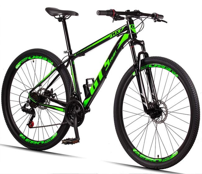 Bicicleta Gt Sprint Mx7 T19 Aro 29 Susp. Dianteira 21 Marchas - Preto/verde