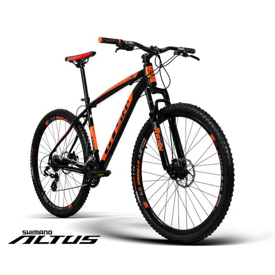 Bicicleta Gts M1 Ride New Disc M Aro 29 Susp. Dianteira 24 Marchas - Preto/laranja