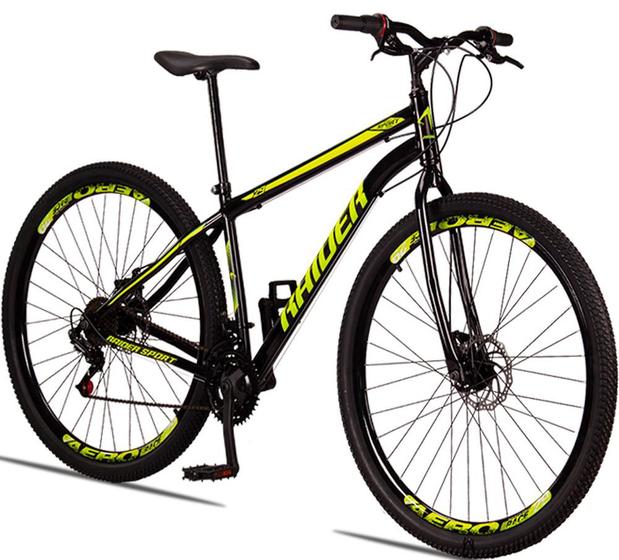 Imagem de Bicicleta 29 Raider Sport Aço 21 Marchas Freio a Disco