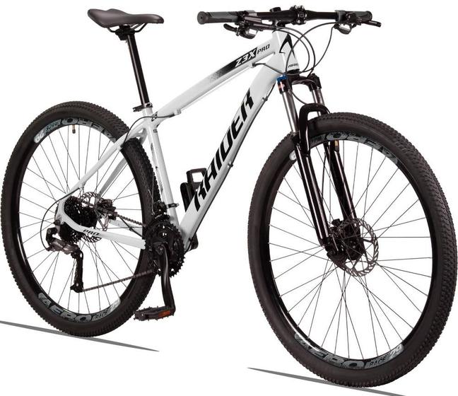 Imagem de Bicicleta 29 Raider Z3X Pro 27V Câmbio Traseiro Shimano Altus Freio Hidráulico Suspensão com Trava