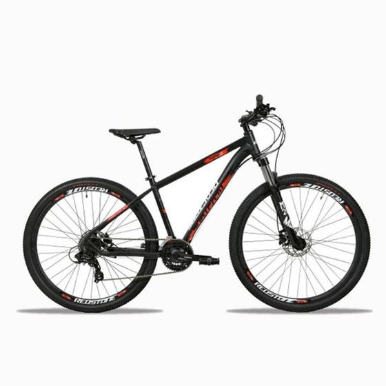 Bicicleta Redstone Bikes Taipan Aro 29 Susp. Dianteira 24 Marchas - Preto/vermelho