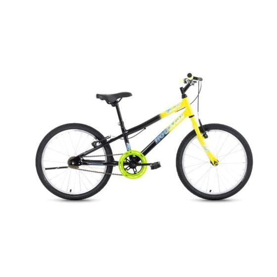 Bicicleta Houston Zum Aro 20 Rígida 1 Marcha - Amarelo/preto
