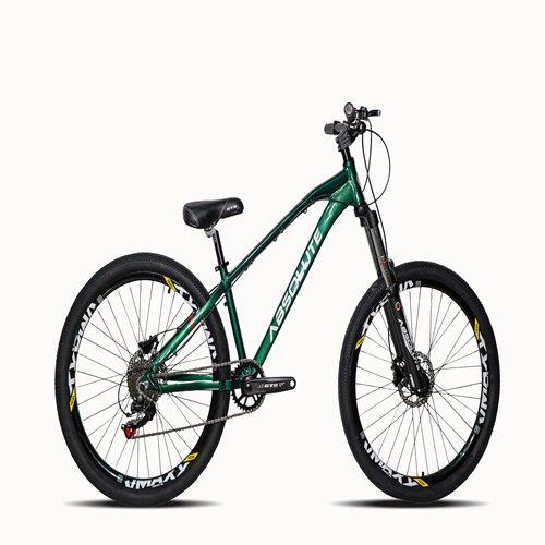 Imagem de Bicicleta Absolute Brutus Aro 26 1x8 Cassete Freio Hidráulico Verde 