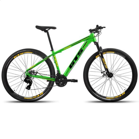 Bicicleta aluminio aro 29 gts feel freio a disco 24 marchas Menor preço em Bicicleta aluminio aro 29 gts feel freio a disco 24 marchas