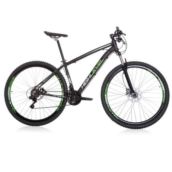 Imagem de Bicicleta Alumínio Aro29 Highlevel Shimano Freio Hidraú 24v