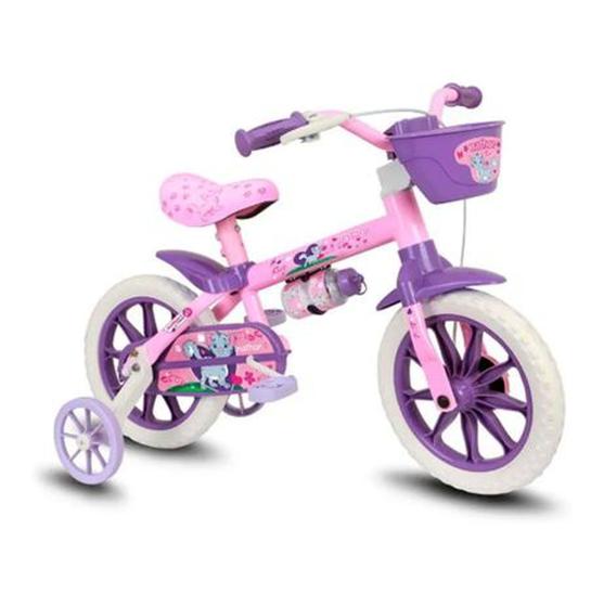 Imagem de Bicicleta Aro 12 Cat Com Garrafinha - Nathor - 7898322522729