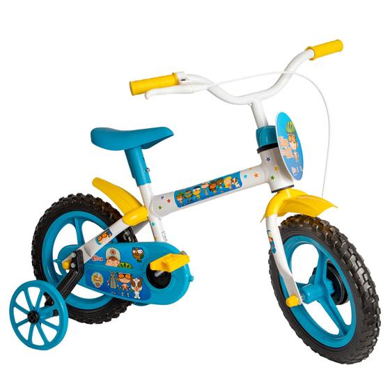 Imagem de Bicicleta aro 12 clubinho salva vidas styll branco com azul