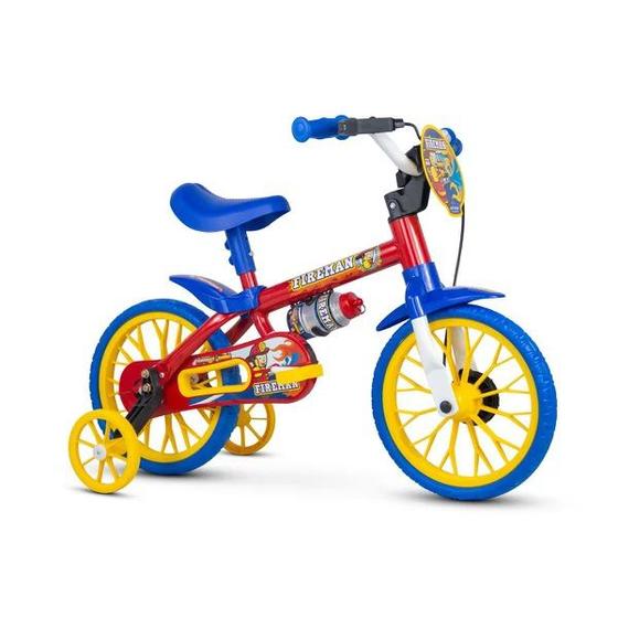 Imagem de Bicicleta Aro 12 Fire Man Nathor a Partir de 3 Anos com Rodinhas