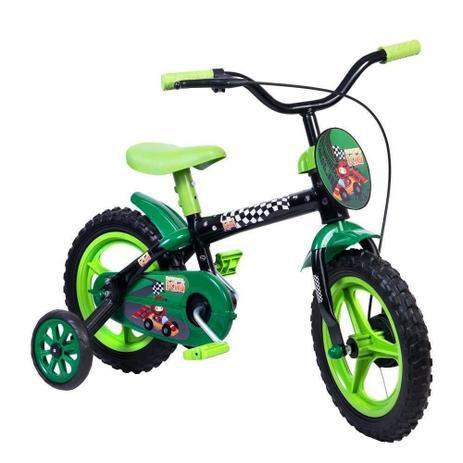 Bicicleta Styll Radical Kid Aro 12 Rígida 1 Marcha - Preto/verde