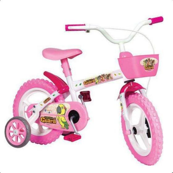 Imagem de Bicicleta Aro 12 Turminha Guará Rosa - Bike infantil menina