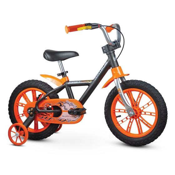 Bicicleta Aro 14 First Pro Masculina Nathor - a Partir de 4 Anos com Rodinhas Menor preço em Bicicleta Aro 14 First Pro Masculina Nathor - a Partir de 4 Anos com Rodinhas