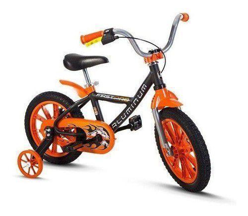 Bicicleta Aro 14 First Pro Preta Masculina Alumínio -nathor Menor preço em Bicicleta Aro 14 First Pro Preta Masculina Alumínio -nathor