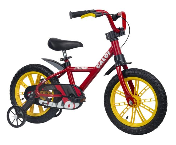 Imagem de Bicicleta Aro 14 Zigbim Nathor Caloi - a Partir dos 4 Anos