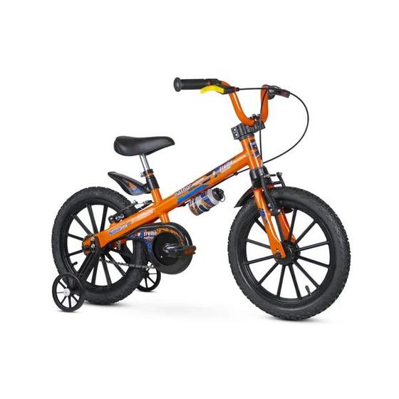 Bicicleta Nathor Extreme Aro 16 Rígida 1 Marcha - Laranja