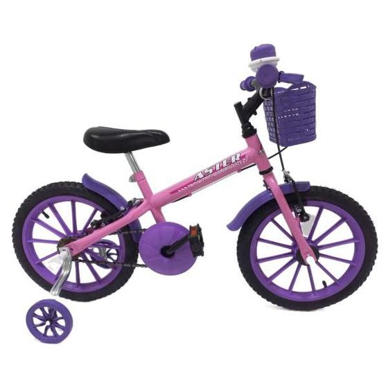 Imagem de Bicicleta aro 16 Infantil Menina Aster Galax