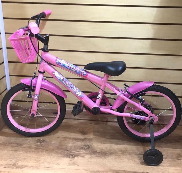 Imagem de Bicicleta aro 16 rosa unicornio