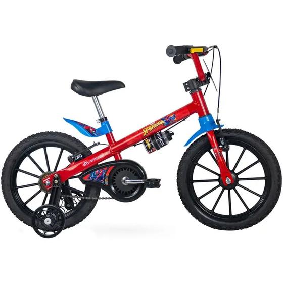 Imagem de Bicicleta ARO 16 Spider MAN Nathor - 101250160003 VERMELHO/AZUL