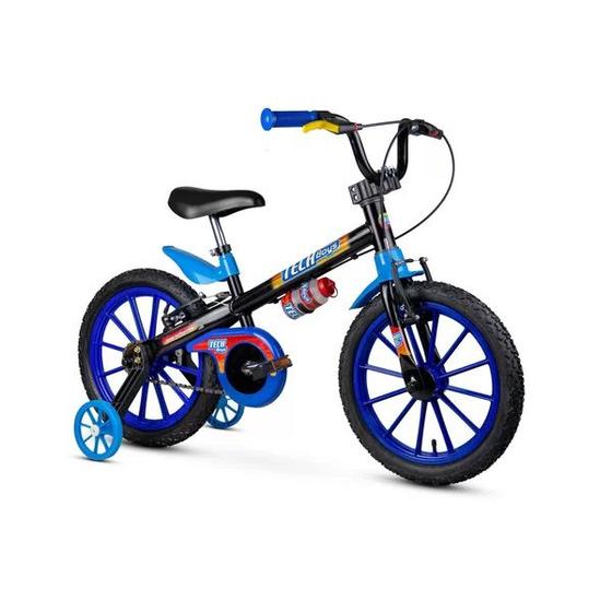 Imagem de Bicicleta Aro 16 Tech Boys Nathor a Partir de 5 Anos com Rodinhas