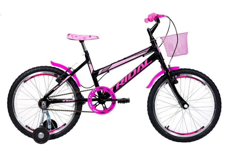 Imagem de Bicicleta Aro 20 Feminina Infantil Roda Lateral Tridal