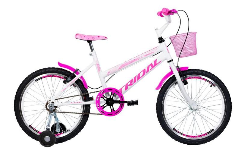 Imagem de Bicicleta Aro 20 Feminina Infantil Roda Lateral Tridal