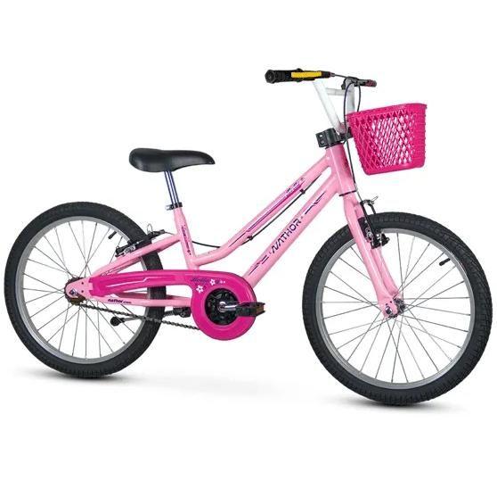 Bicicleta Aro 20 Feminina Nathor Bella Rosa - Bicicleta - Magazine Luiza
