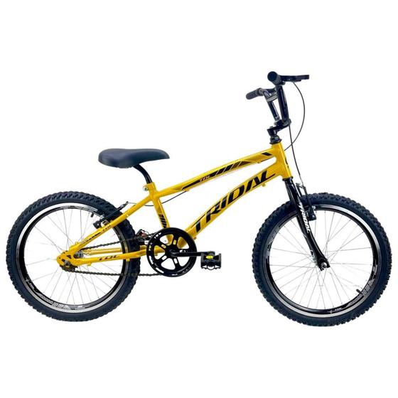 Bicicleta Aro 20 Infantil Bmx Cross Tridal Bike Menor preço em Bicicleta Aro 20 Infantil Bmx Cross Tridal Bike