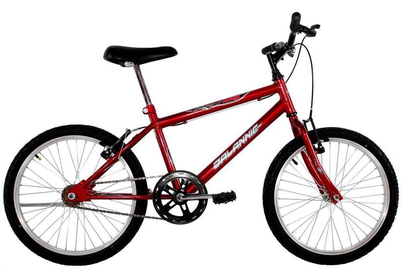 Bicicleta Dalannio Bike Cross Boy Aro 20 Rígida 1 Marcha - Vermelho