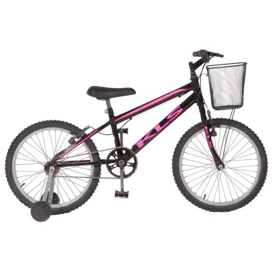 Bicicleta Kls Free Gold Aro 20 Rígida 1 Marcha - Branco/rosa
