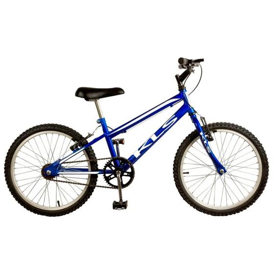 Bicicleta Kls Free Style Aro 20 Rígida 1 Marcha - Azul/branco