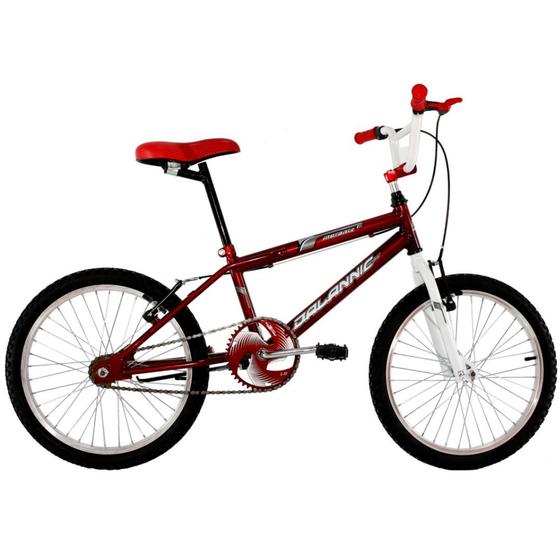 Bicicleta Dalannio Bike Mutante Aro 20 Rígida 1 Marcha - Preto/vermelho