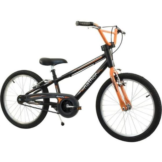 Imagem de Bicicleta Aro 20 Masculina Nathor Apollo Preto/Laranja