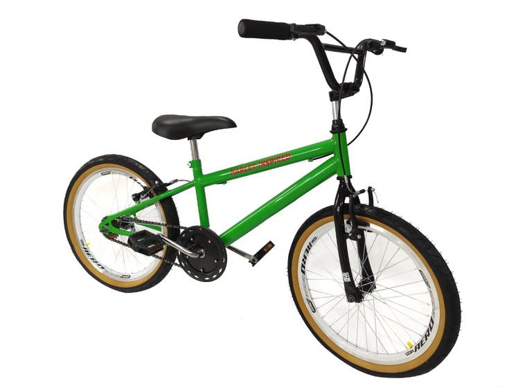 Imagem de Bicicleta aro 20 masculino tipo bmx aero sem marchas verde k