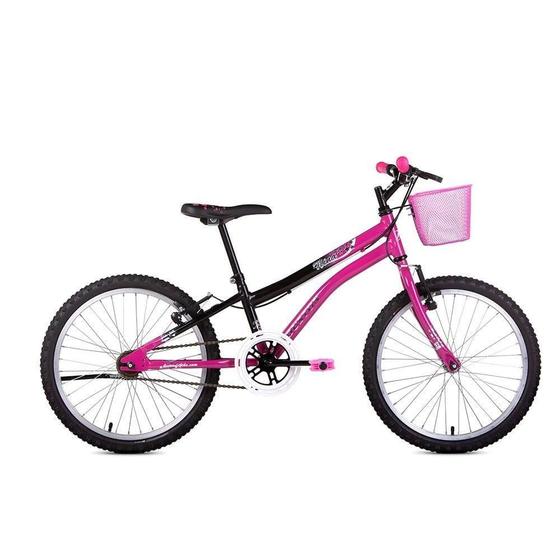 Bicicleta Houston Nina Aro 20 Rígida 1 Marcha - Rosa