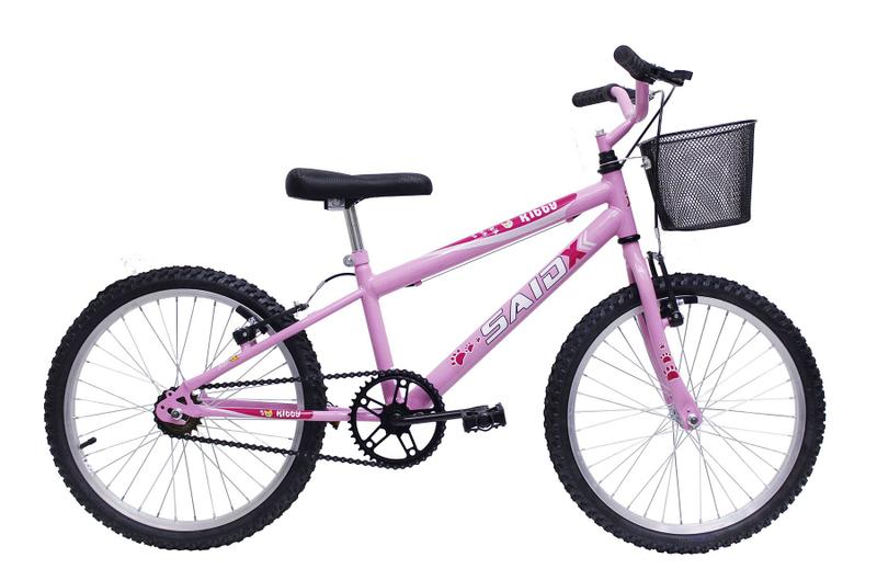 Imagem de Bicicleta Aro 20 Saidx Infantil Feminina Com Cesta
