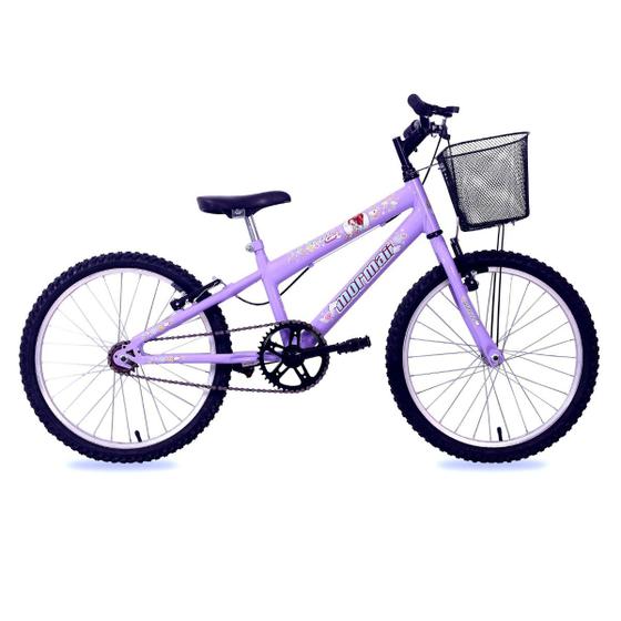 Bicicleta Mormaii Sweet Girl Vb Aro 20 Rígida 1 Marcha - Roxo